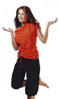 Damska koszulka sportowa Atena III orange