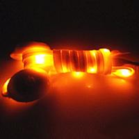 LED sznurowadła do butów - Pomarańczowy KP18490