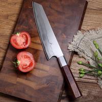 Nóż kuchenny adamaszkowy Kasugai - Brązowy KP14042