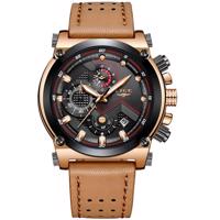 Zegarek LIGE Professional - Brązowy/Złoty KP4075