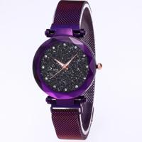 Zegarek magnetyczny Stars - Fioletowy KP6249
