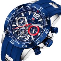 Zegarek Mini Focus Porter - Niebieski/Srebrny KP23899