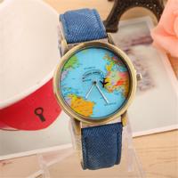 Zegarek World - Niebieski KP13357