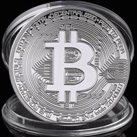 Moneta Bitcoin - Srebrny KP3143