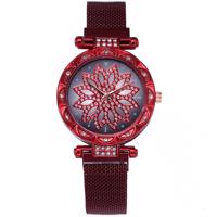 Zegarek magnetyczny Tinsel - Czerwony KP5084